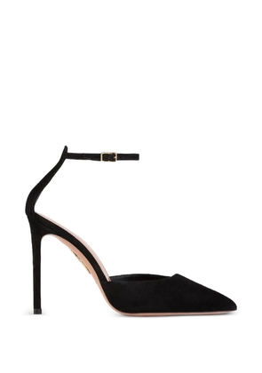 Aquazzura x Alex Rivière 105mm D'orsay pointed ankle-strap pumps - Black