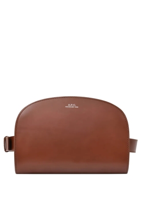 A.P.C. Demi-Lune leather belt bag - Brown