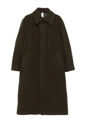 Sunflower Winter wool single-breasted coat - Green