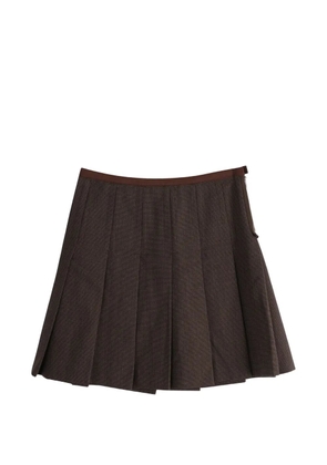 Marc Jacobs Vintage pleated wool skirt - Brown