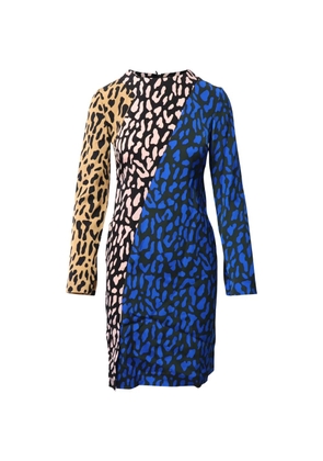 Diane Von Furstenberg Vintage Belmont leopard-print midi dress - Black