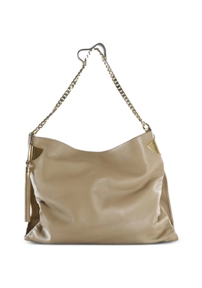 Gucci Pre-Owned 1970 tassel chain shoulder bag - Neutrals