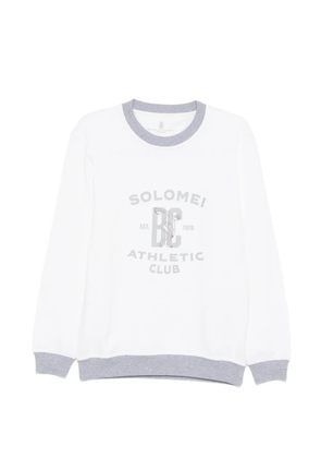 Brunello Cucinelli crew-neck sweatshirt - White