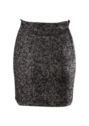 DSQUARED2 herringbone pencil mini skirt - Black