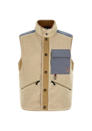Moncler Grenoble teddy-texture gilet - Neutrals