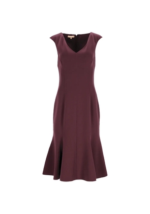Michael Kors Vintage trumpet-silhouette midi dress - Purple