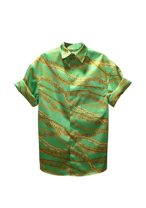 Balenciaga Pre-Owned chain-printed shirt - Green