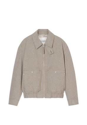 Closed zipped jacket - Grey