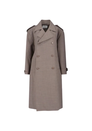 The Frankie Shop Bleecker belted trench coat - Neutrals