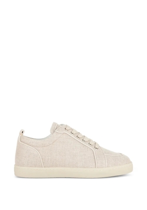 Christian Louboutin Pre-Owned Rantulow lace-up sneakers - Neutrals