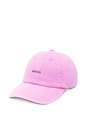 Maison Labiche amour baseball cap - Purple