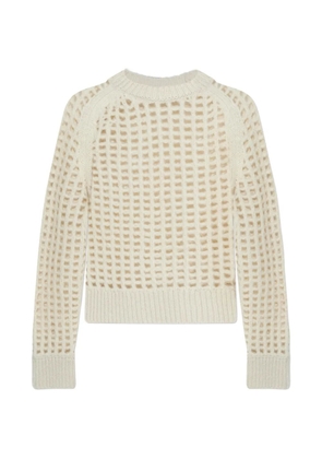 AllSaints Suniva open-stitch sweater - Neutrals