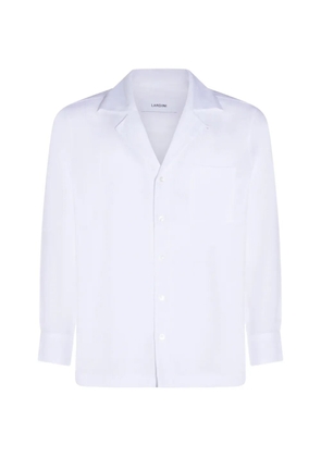 Lardini camp-collar pocket shirt - White
