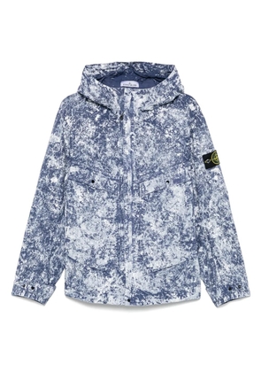 Stone Island Compass-motif jacket - Blue