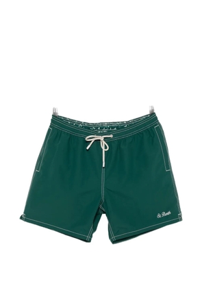 MC2 Saint Barth stitching swim shorts - Green