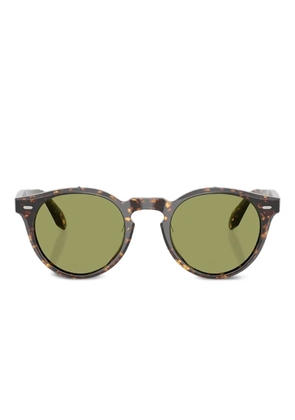 Oliver Peoples N.07 Sun tortoiseshell sunglasses - Brown