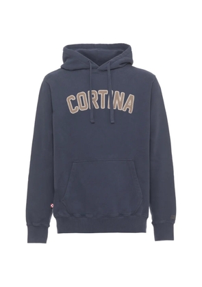 MC2 Saint Barth Tribeca drawstring lettering hoodie - Blue