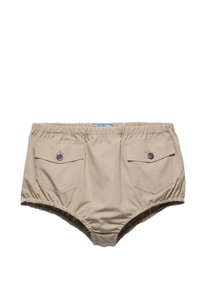 Prada poplin shorts - Neutrals