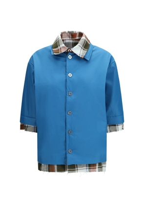 MARBELL Peggy checked shirt - Blue