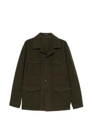 Tagliatore buttoned shirt jacket - Green