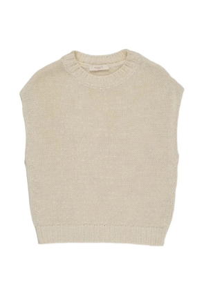Zanone crew-neck knitted vest - Neutrals
