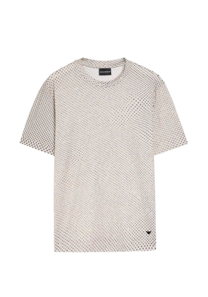 Emporio Armani patterned T-shirt - Neutrals