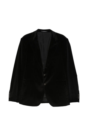 Tagliatore velvet blazer - Black