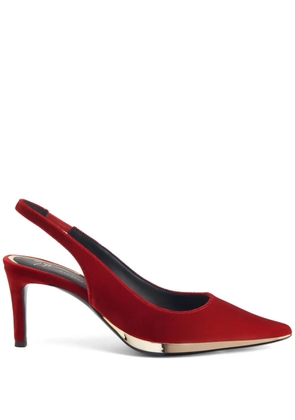 Giuseppe Zanotti 70mm Virgyn slingback pointed pumps - Red