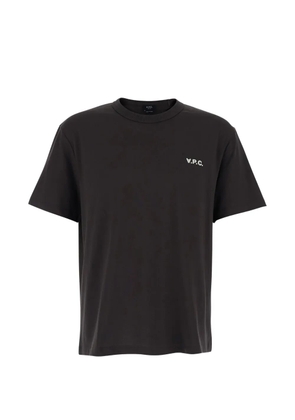 A.P.C. logo T-shirt - Black