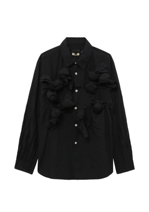 Comme Des Garçons Comme Des Garçons knotted button shirt - Black