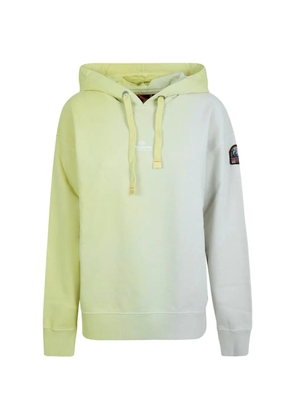 Parajumpers logo-patch cotton hoodie - Yellow
