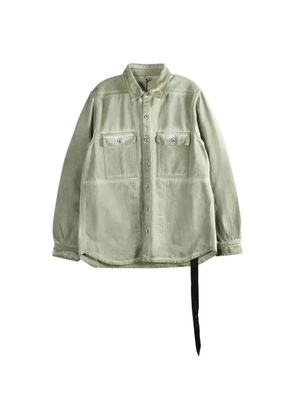 Rick Owens DRKSHDW flap-pocket denim shirt - Green