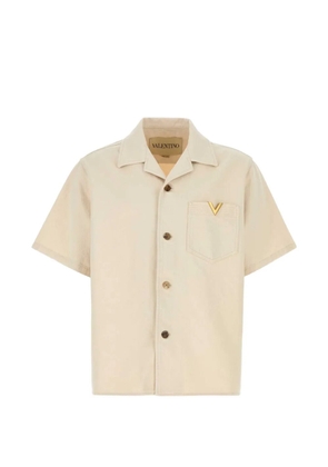 Valentino Garavani denim bowling shirt - Neutrals