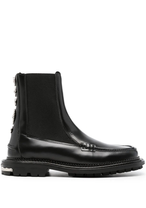 Toga Pulla stud-embellished leather boots - Black