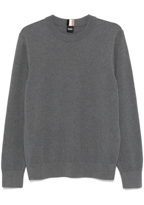 BOSS crew-neck sweatshirt - Grey