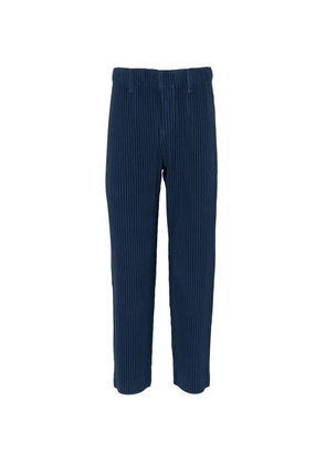 Homme Plissé Issey Miyake plissé tapared trousers - Blue