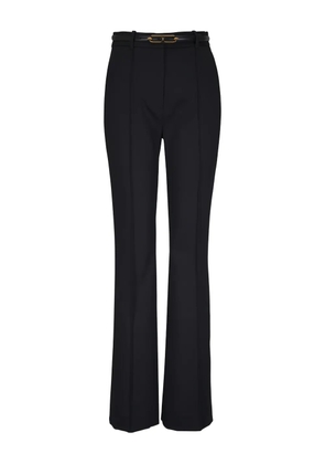 Veronica Beard Gracie belt trousers - Black