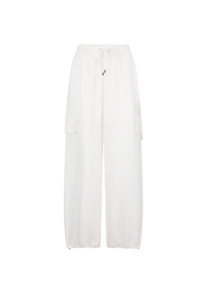 LIU JO mesh-design cargo trousers - Neutrals