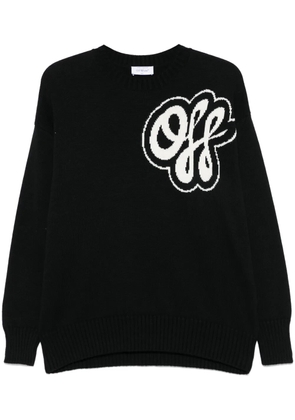 Off-White Hand-Drawn Script sweater - Black
