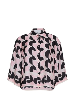 Cara Cara Calvia geometric-print top - Pink