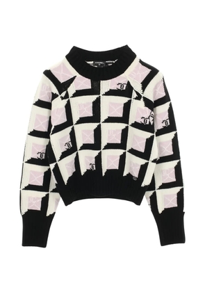 CHANEL Pre-Owned 1986-1988 Coco Mark sweater - Black