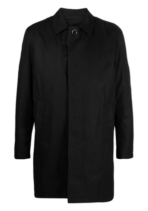 Herno button-fastened mid-length trench coat - Black
