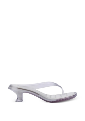 Melissa thong kitten-heel sandals - Neutrals