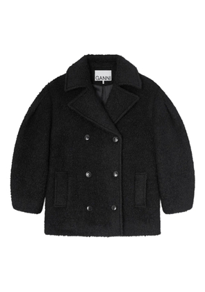 GANNI double-breasted jacket - Black