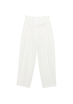 System belt-loop drawstring trousers - Neutrals