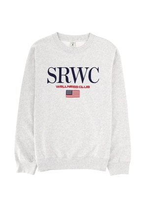 Sporty & Rich embroidered-logo sweatshirt - Grey