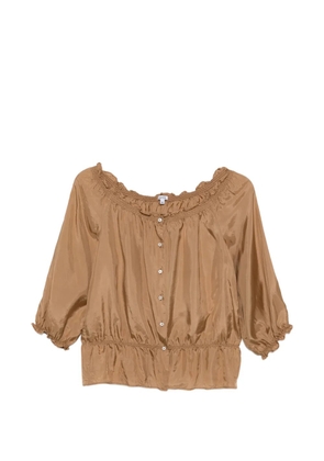 ASPESI ruffled blouse - Neutrals