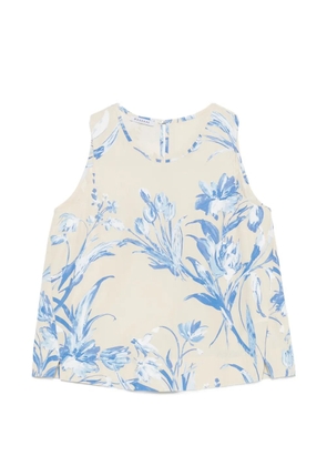 Rosso 35 floral top - Neutrals