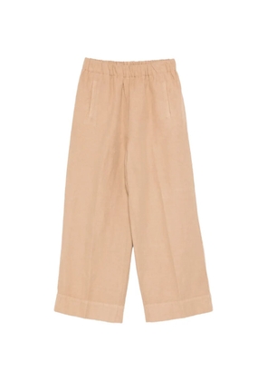 Rosso 35 elasticated-waist cropped trousers - Brown