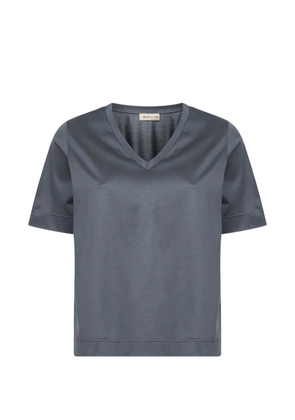 Blanca Vita V-neck short-sleeve T-shirt - Grey